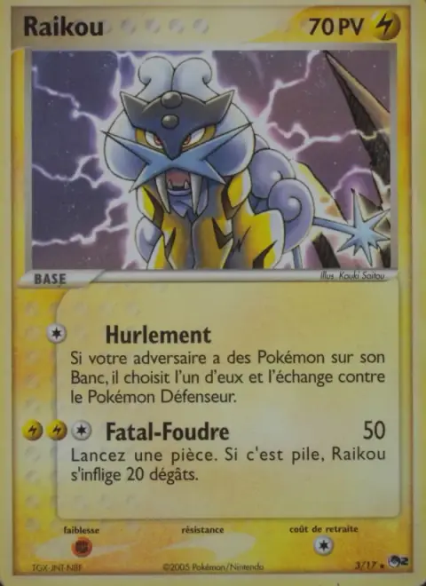 Raikou 3/017 · POP Série 2