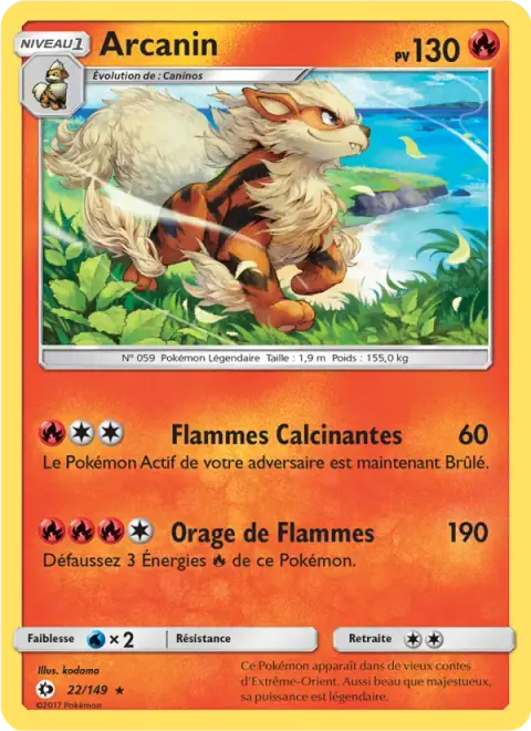 Arcanin 22/149 · Soleil et Lune