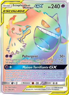 Gengar & Mimikyu-GX 186/181 · Duo de Choc