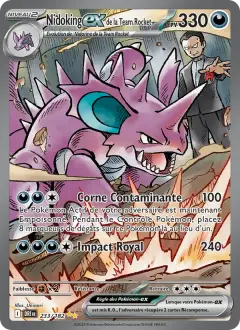 Nidoking-ex de la Team Rocket 233/182 · Rivalités Destinées