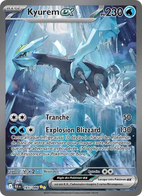 Kyurem-ex 165/086 · Foudre Noire