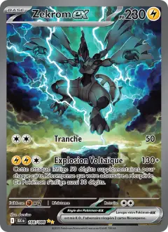 Zekrom-ex 166/086 · Foudre Noire