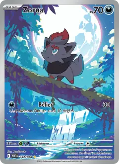 Zorua 142/086 · Flamme Blanche