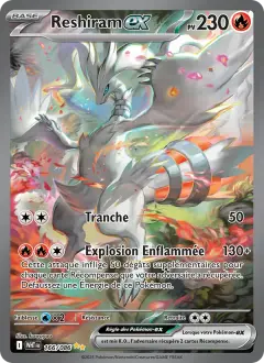 Reshiram-ex 166/086 · Flamme Blanche