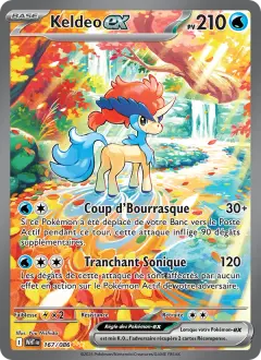 Keldeo-ex 167/086 · Flamme Blanche