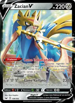 Zacian V 138/202 · Épée et Bouclier