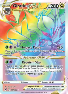 Giratina VSTAR 201/196 · Origine Perdue