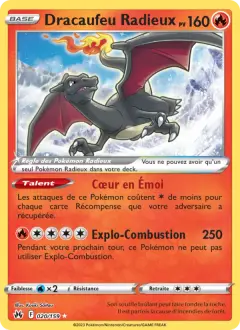 Dracaufeu Radieux 020/159 · Zénith Suprême