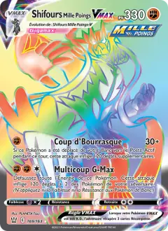 Shifours Mille Poings VMAX 169/163 · Styles de combat