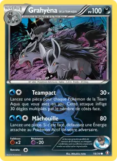 Grahyena de Team Aqua 18/034 · Double Danger