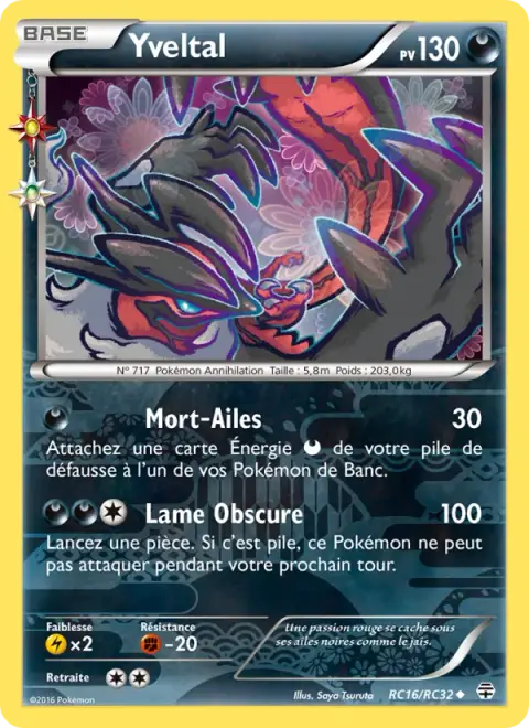 Yveltal RC16 · Générations