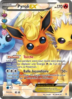 Flareon-EX RC28 · Générations