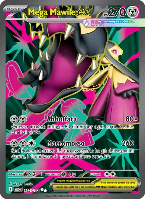 Mega Mawile-ex 162/132 · Megaevoluzione