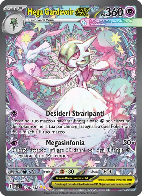 Mega Gardevoir-ex 178/132 · Megaevoluzione
