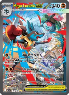 Mega Lucario-ex 179/132 · Megaevoluzione