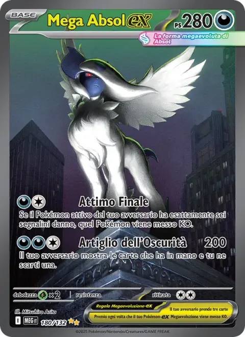Mega Absol-ex 180/132 · Megaevoluzione