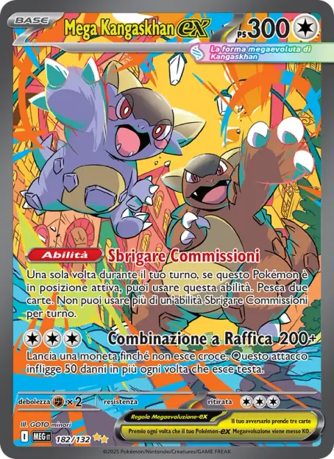 Mega Kangaskhan-ex 182/132 · Megaevoluzione