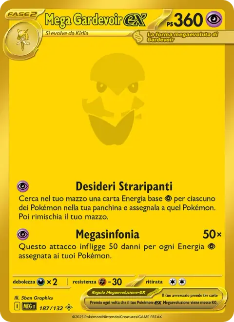 Mega Gardevoir-ex 187/132 · Megaevoluzione