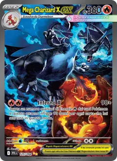 Mega Charizard X-ex 125/094 · Flamme Spettrali