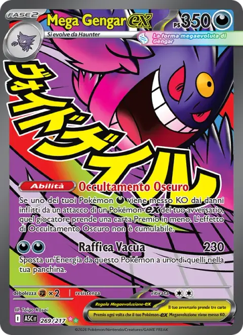 Mega Gengar-ex 269/217 · Ascesa Eroica