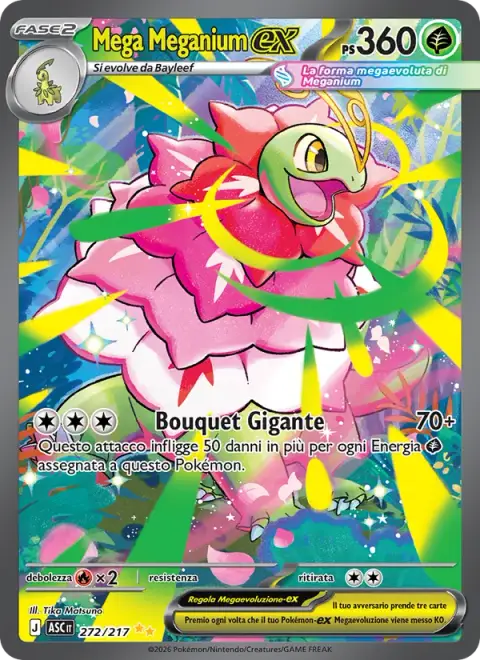 Mega Meganium-ex 272/217 · Ascesa Eroica