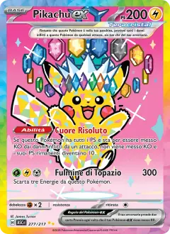 Pikachu-ex 277/217 · Ascesa Eroica