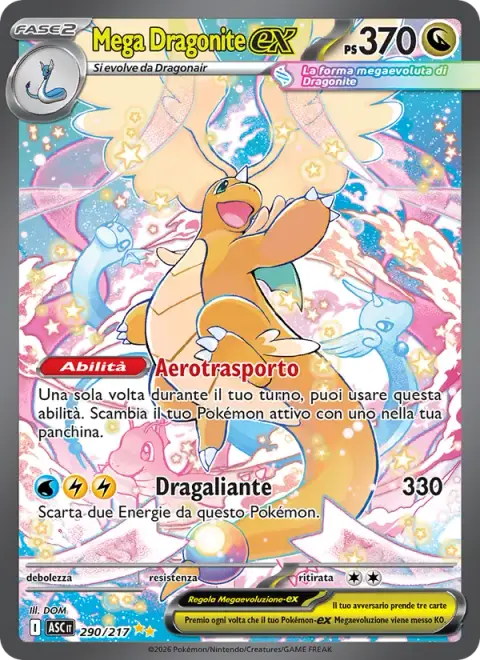 Mega Dragonite-ex 290/217 · Ascesa Eroica
