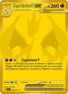 Mega Charizard Y-ex 294/217 · Ascesa Eroica