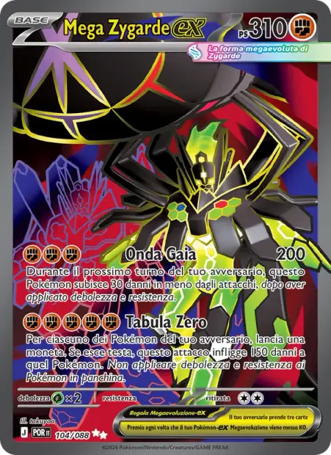 Mega Zygarde-ex 104/088 · Equilibrio Perfetto