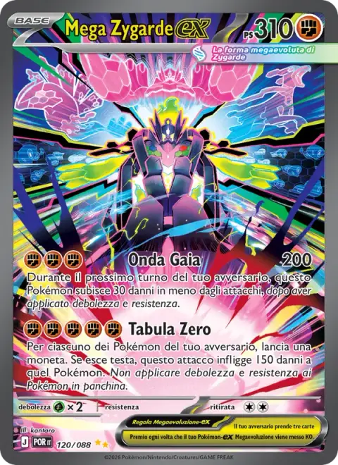 Mega Zygarde-ex 120/088 · Equilibrio Perfetto