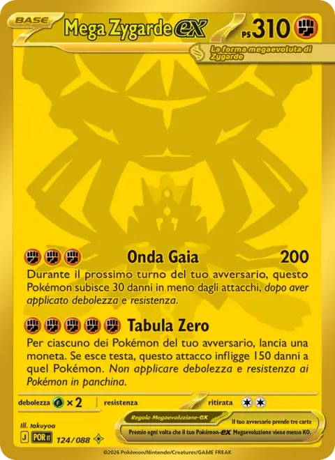 Mega Zygarde-ex 124/088 · Equilibrio Perfetto