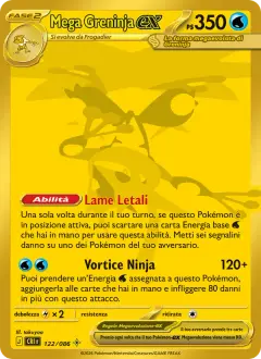 Mega Greninja-ex 122/086 · Caos Nascente
