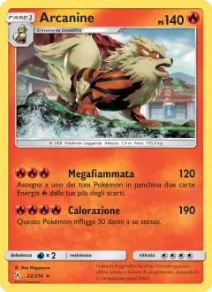 Arcanine 22/214 · Legami Inossidabili