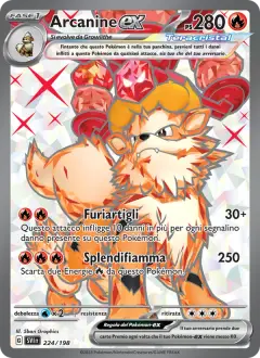 Arcanine-ex 224/198 · Scarlatto e Violetto