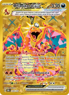 Charizard-ex 228/197 · Ossidiana Infuocata