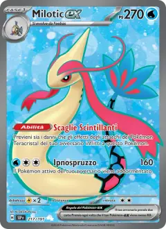 Milotic-ex 217/191 · Scintille Folgoranti