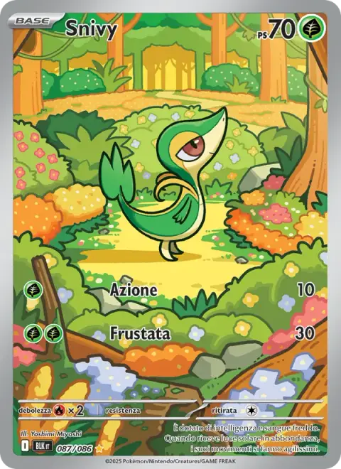 Snivy 87/086 · Luce Nera