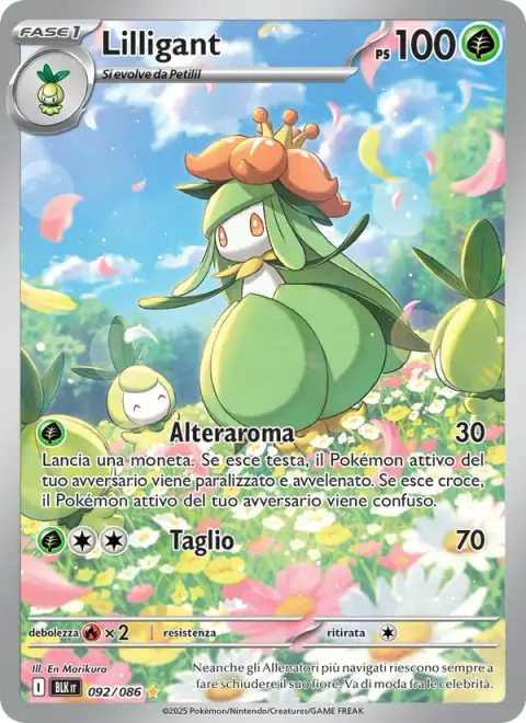 Lilligant 92/086 · Luce Nera