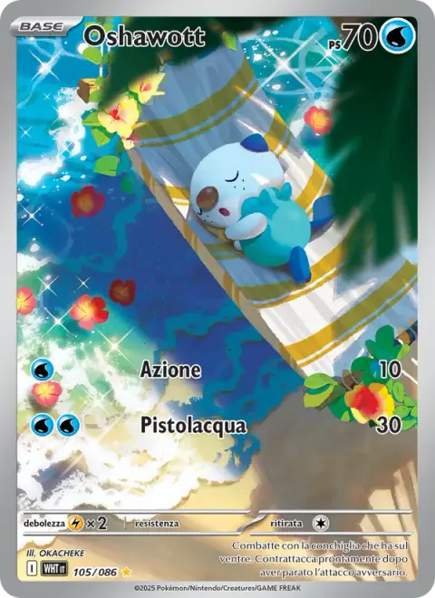 Oshawott 105/086 · Fuoco Bianco