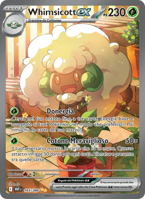 Whimsicott-ex 165/086 · Fuoco Bianco