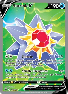 Starmie V 166/189 · Lucentezza Siderale