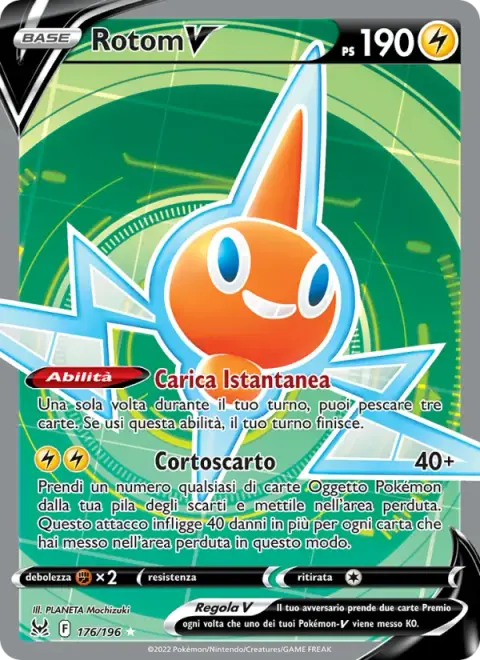 Rotom V 176/196 · Origine Perduta
