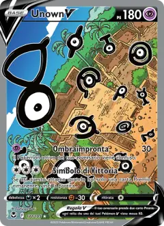 Unown V 177/195 · Tempesta Argentata