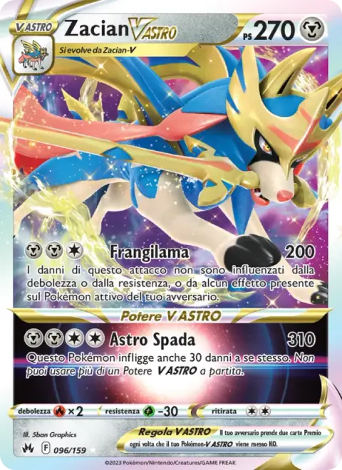 Zacian V ASTRO 96/159 · Zenit Regale