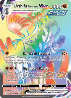 Urshifu Pluricolpo VMAX 169/163 · Stili di Lotta