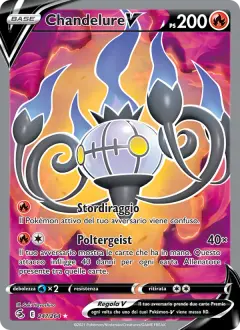 Chandelure V 247/264 · Colpo Fusione