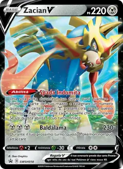 Zacian V SWSH018 · SPSC Promo