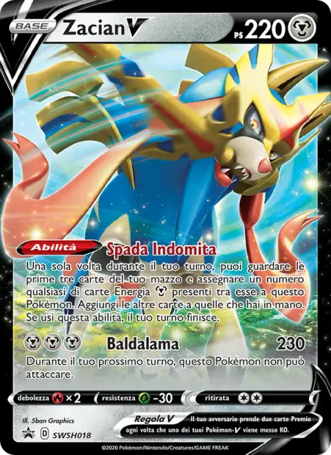 Zacian V SWSH018 · SPSC Promo