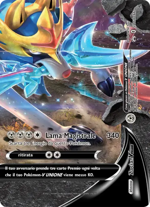 Zacian V UNIONE SWSH166 · SPSC Promo