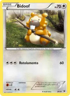 Bidoof 29/039 · Benvenuti a Kalos
